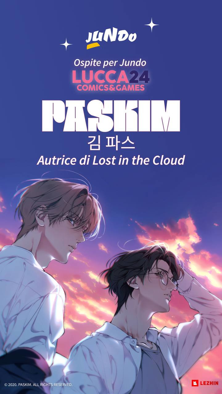 Lucca Comics 2024: Paskim (Lost in the Cloud) ospite di Jundo Lucca Comics 2024: Paskim (Lost in the Cloud) ospite di Jundo